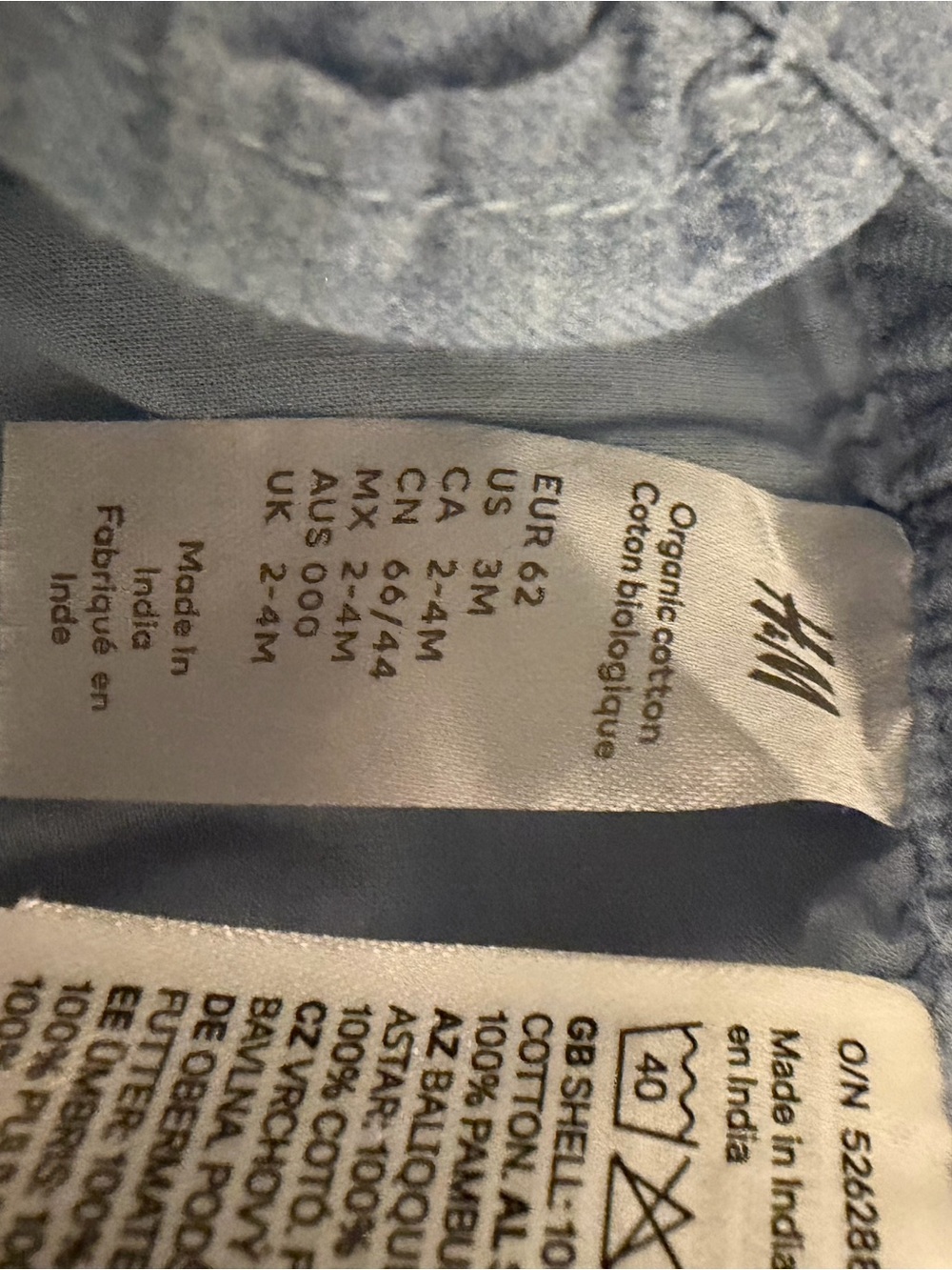 H&M Light Blue Ruffle Strap Romper - Picture 3 of 3